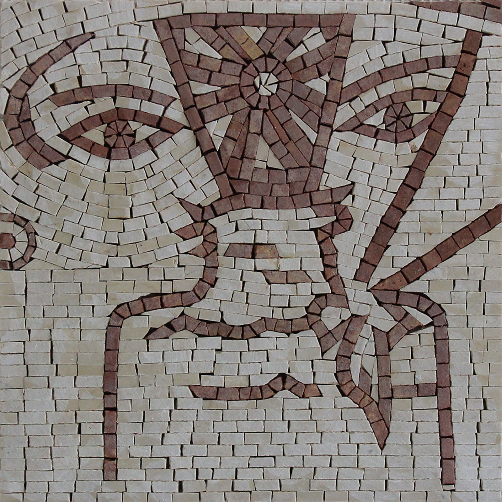 Mosaic Marble Old Egyptians INSERT Design Art 12×12 Inches