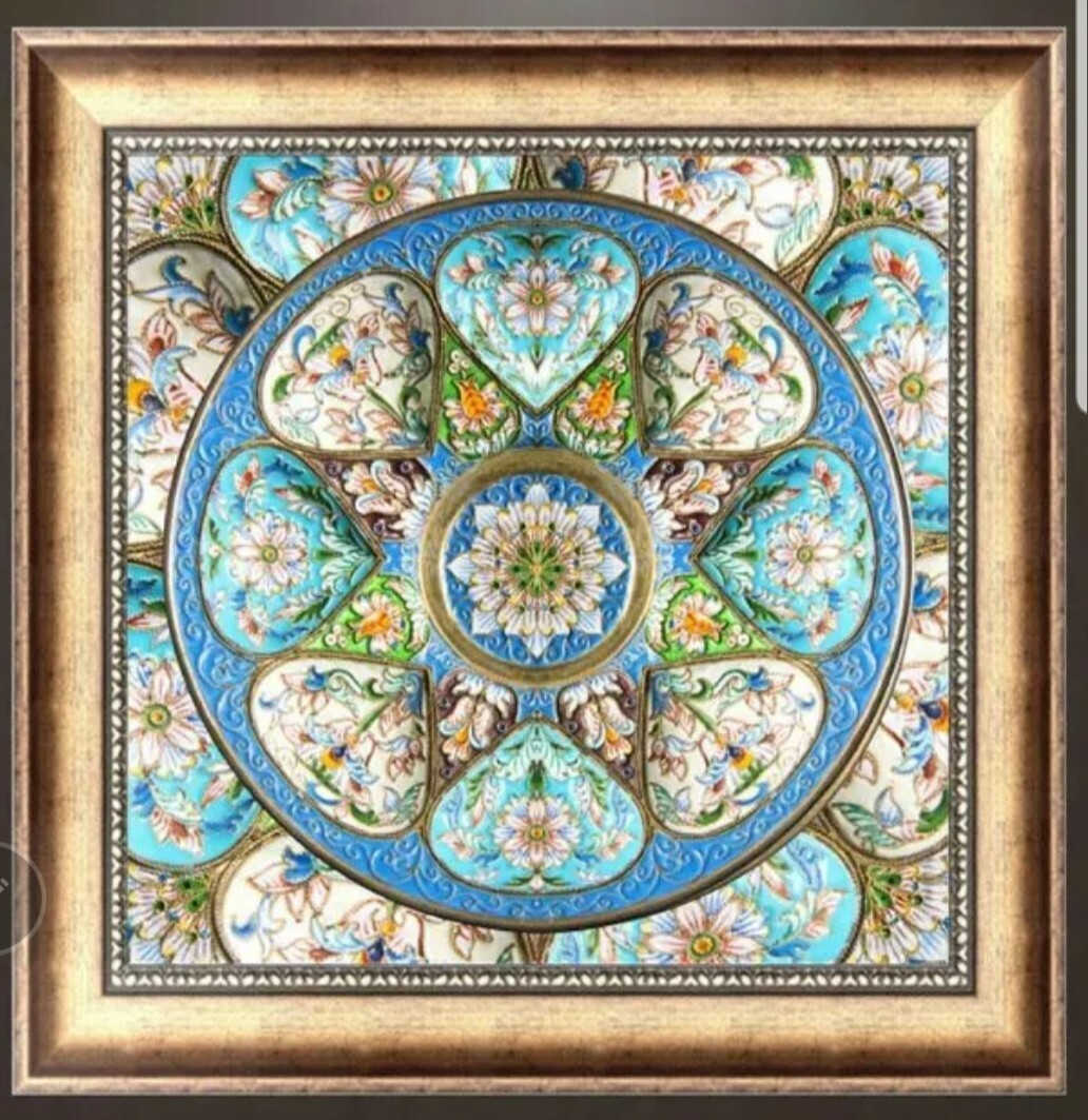 5D DIY Full Round Resin Diamond Painting Mosaic Flower Design Wall Art Gallery