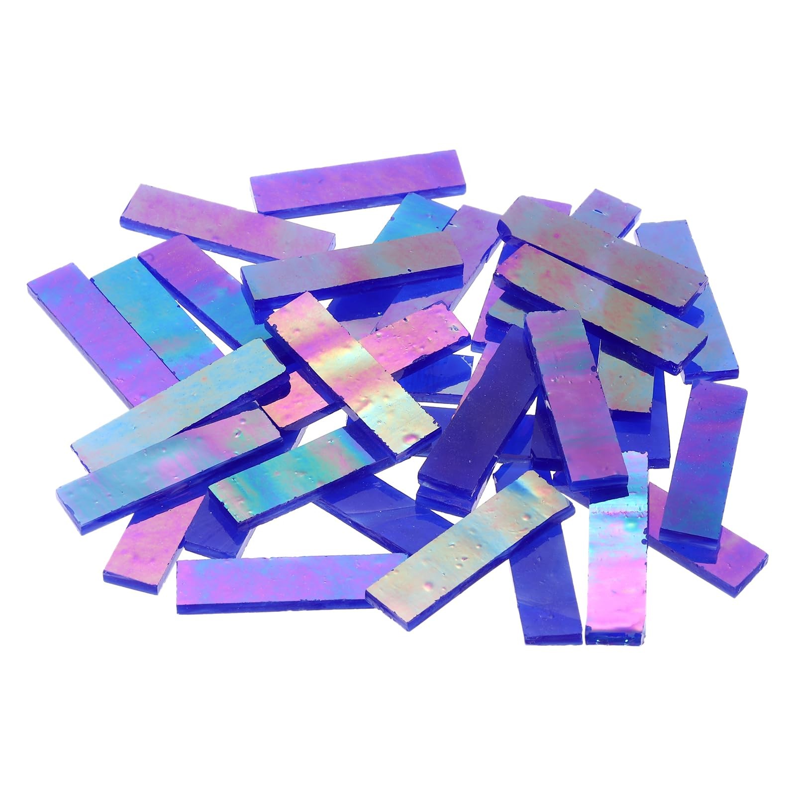 MECCANIXITY glass tile Iridescent Sapphire Blue 200g