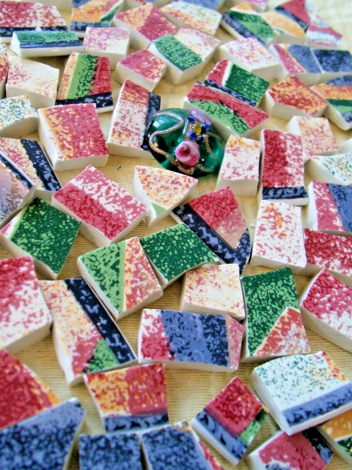Broken China Mosaic Tiles – ABSTRACT COLORS mosaic tiles