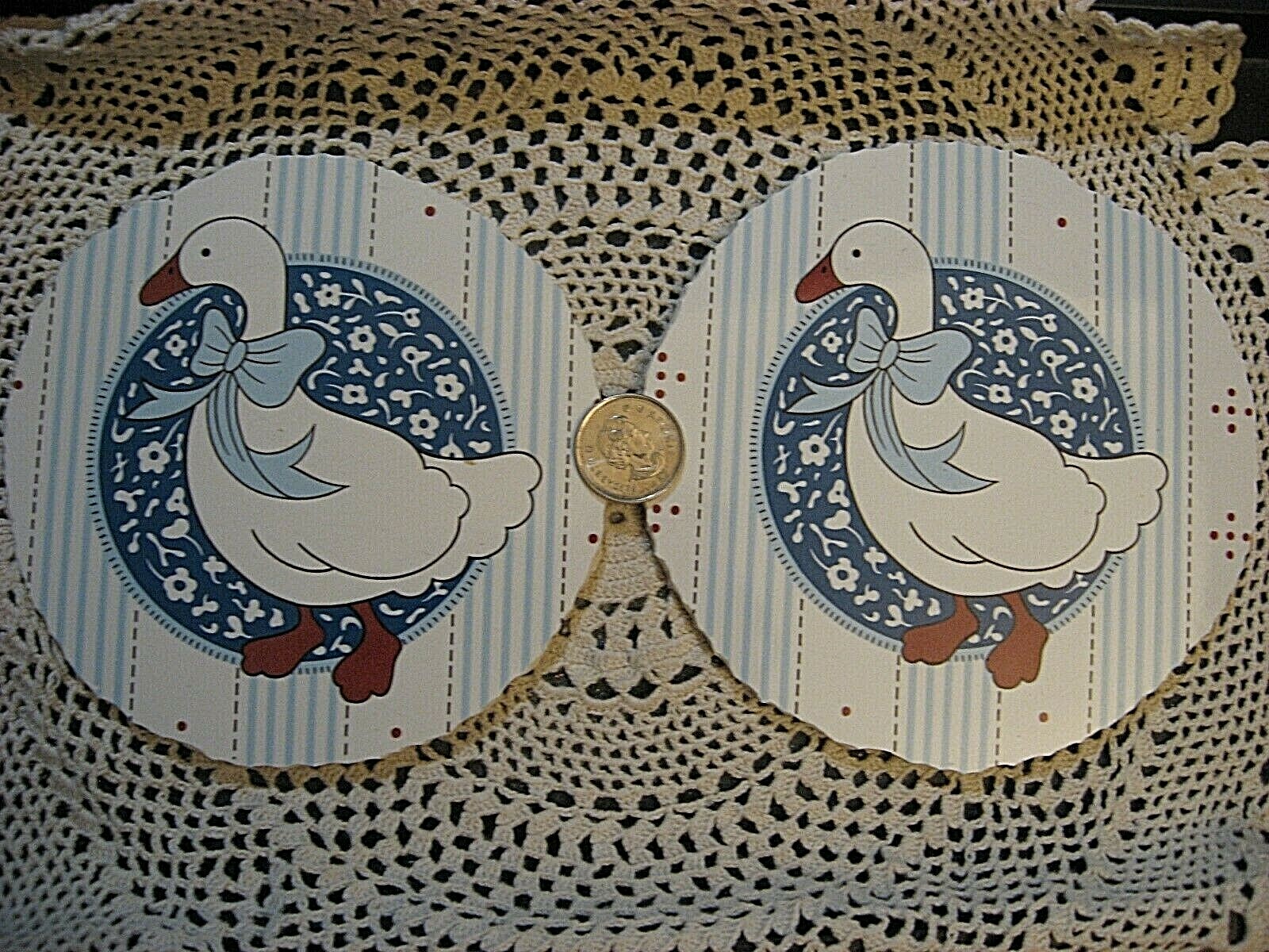 2 Baker, Hart & Stuart Geese Focals & 170 Broken China Mosaic Plate Tiles