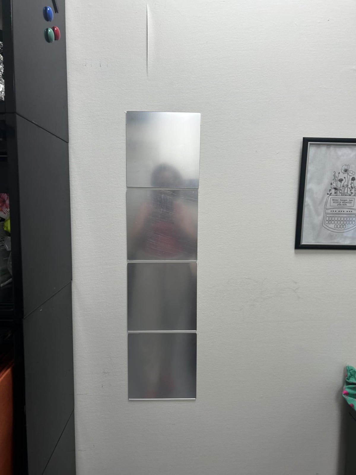 Modern 4 Pack Self-Adhesive Acrylic Mirrors 6X9 Inch – Safe & Stylish Decor