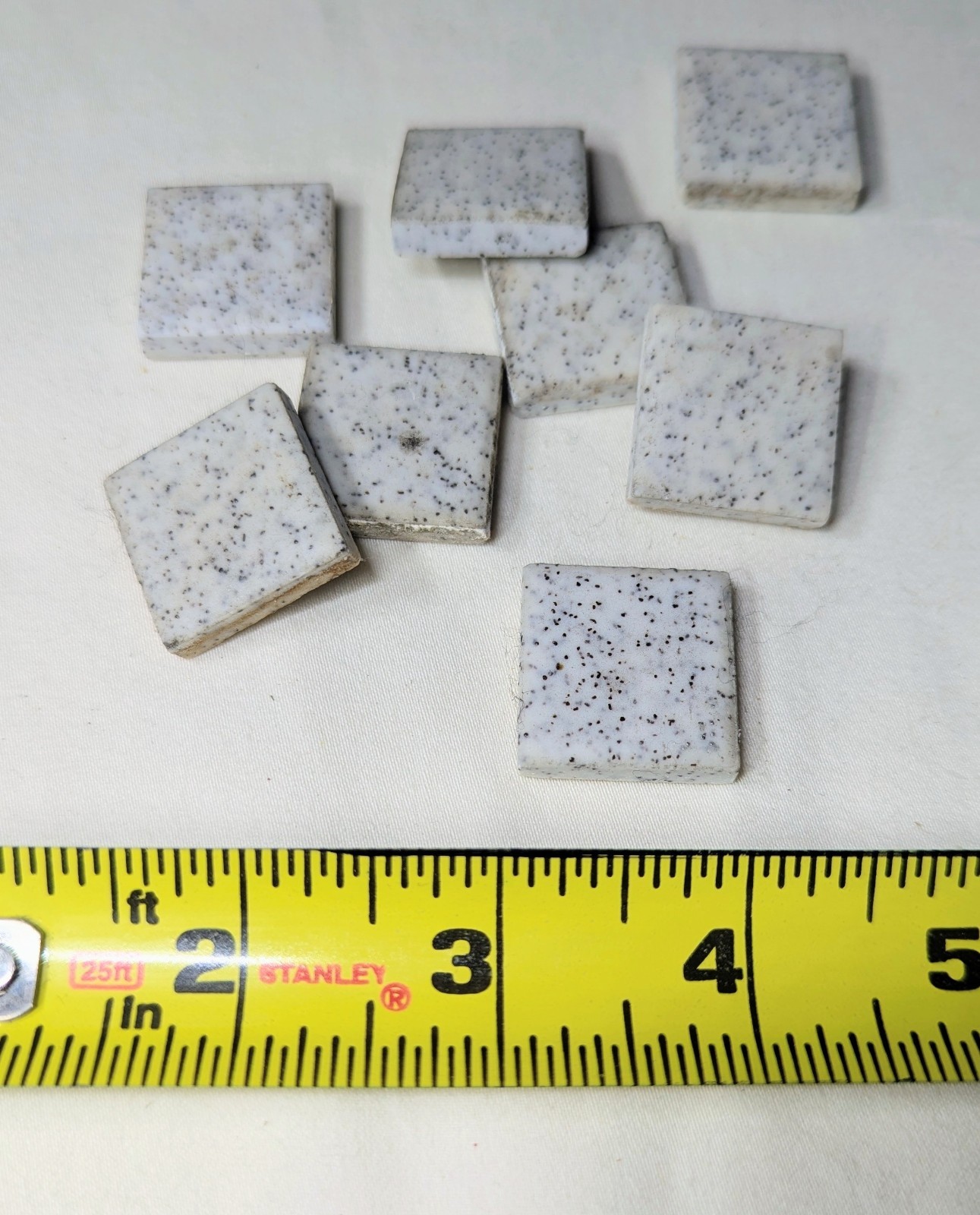 50’s-60’s MCM Vintage 285 Mini Speckled Square Tiles MID CENTURY MODERN CERAMICS