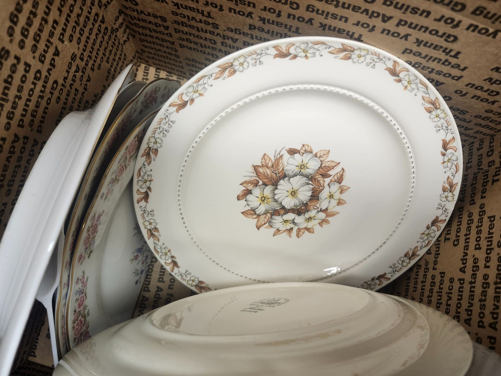 14+ lbs Broken & Chipped China Plates Porcelain Art Craft Mosaic Materials