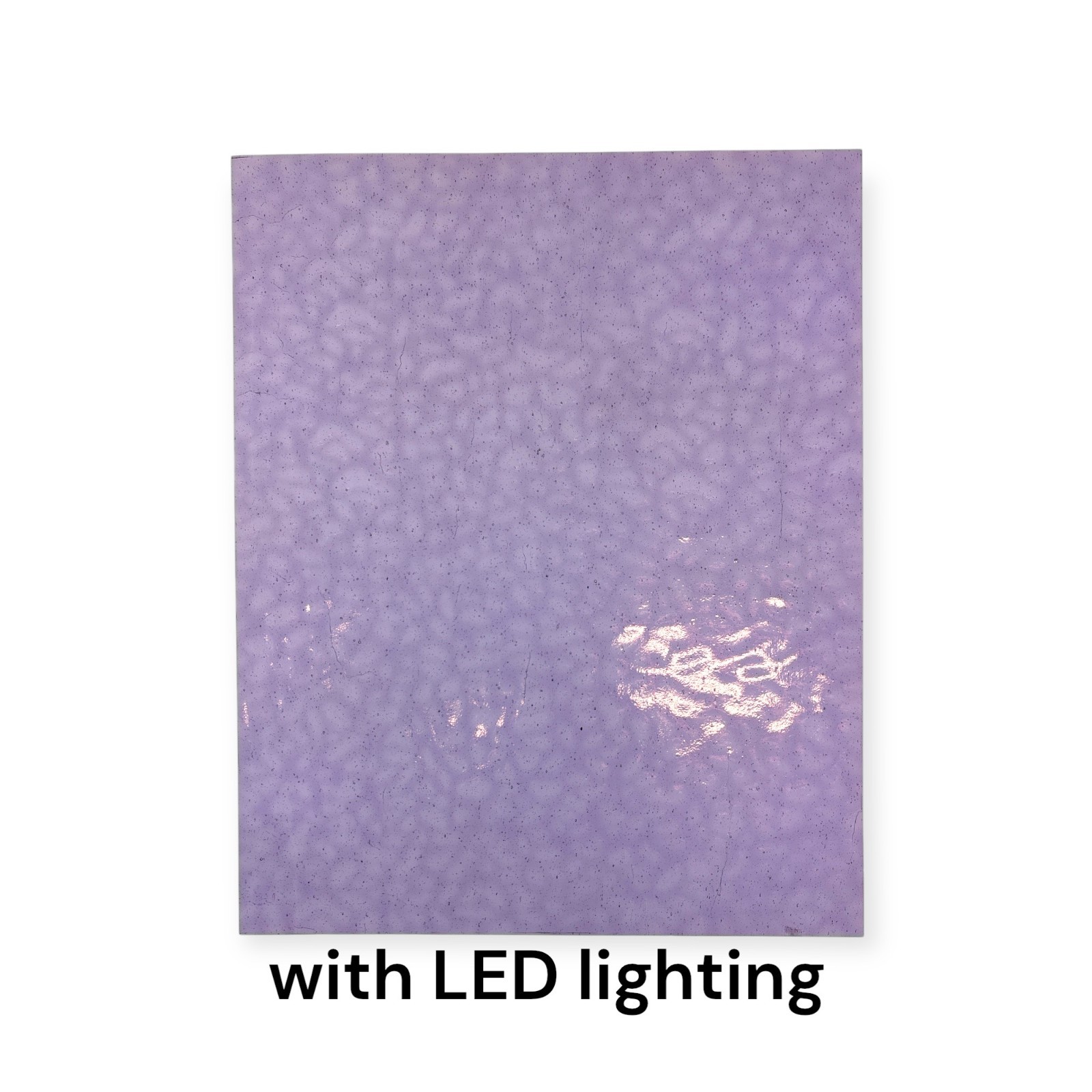 Wissmach 8×6 Lavender English Muffle Stained Glass Sheet – Mosaic, Panel, & DIY