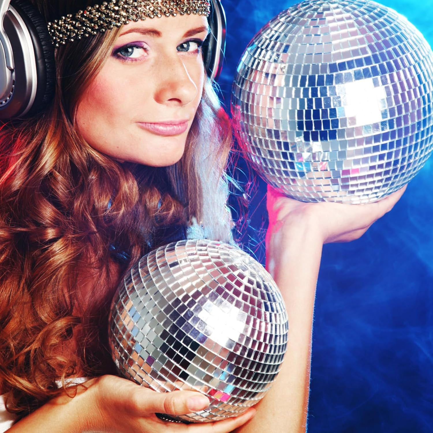 Disco Ball Mirror Tiles Self Adhesive Disco Ball Tapes Stickers Small Square Mir